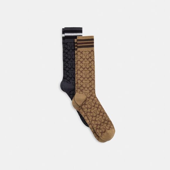 COACH Other - NWT Coach Outlet Signature Calf Socks